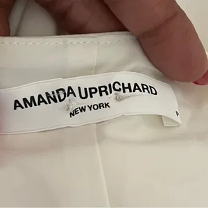 AMANDA UPRICHARD | Cream V-neck A-line Mini Dress Sz S thumbnail 10