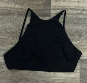 Tiger Mist Black Tie Cropped Top Women’s Small thumbnail 1
