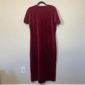 Victoria’s Secret Country Vintage Red Velvet Nightgown Size Large Holiday y2k thumbnail 6