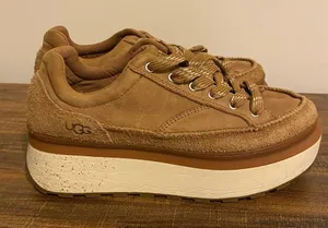 Ugg Marin Platform Nubuck Leather Sneakers size 10 thumbnail 1
