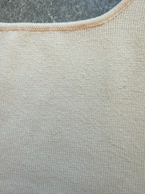 MESHKI Amara Scoop Neck Low Back Knit Maxi Dress Cream Size Medium NWOT thumbnail 7