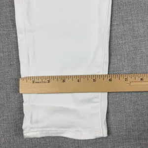 7 For All Mankind Jeans‎ Womens 31 White High Waist Ankle Skinny Denim 5-Pocket thumbnail 3