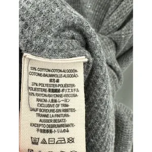 Free People Womens Gray‎ Thermal Shirt Size S Asymmetrical Tunic Oversized Boho thumbnail 6
