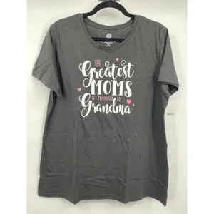 Positivi Tees Black TShirt The Greatest Moms Get Promoted to Grandma XL NEW thumbnail 8