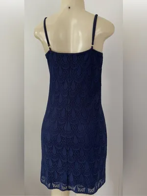 Lilly Pulitzer Dellaria Lace Slip Dress Size S thumbnail 5