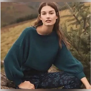 Line & Dot Women’s‎ Deep Teal Cowl Neck Sweater Size S thumbnail 11
