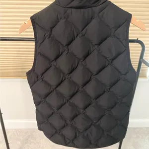 J. Crew Black Quilted Puffer Vest with Zipper thumbnail 3