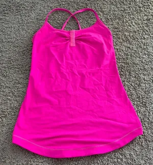 Lululemon hot pink workout tank thumbnail 1