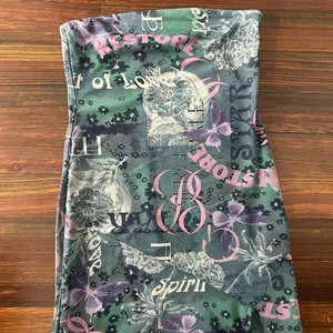 Graphic Strapless Dress with Fun Print thumbnail 3