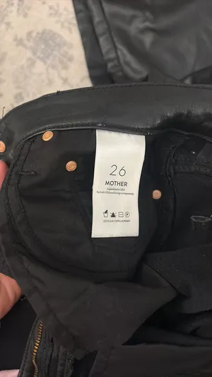 MOTHER Denim Leather pants thumbnail 3