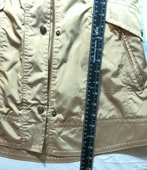 Cole Haan Women's Tan Beige Iridescent Lightweight Trench Rain Coat thumbnail 7
