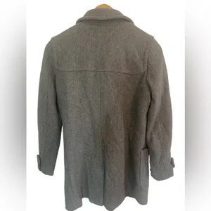 Banana Republic Wool Coat Ladies Sz Small Grey 2010 thumbnail 5