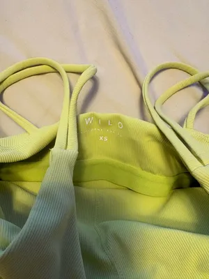 WILO Sports bra Yellow Size XS thumbnail 3