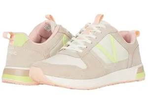 Vionic Blush Pink & Lime Green Accent Women's Sneakers thumbnail 1