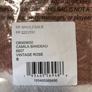 Free People Camila Bandeau Vintage Rose Lace New Small thumbnail 4