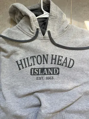 Hilton Head Sweatshirt Gray Size L thumbnail 3
