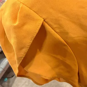 SHEIN Dress Womens Size L Mustard Yellow Sheath Knee Length Short Sleeve thumbnail 4