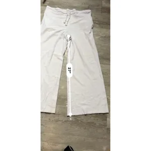 NEW! FP Movement Women's Ivory Sweatpants Free Spirit Crop Pants Sz S A4-0014 thumbnail 5