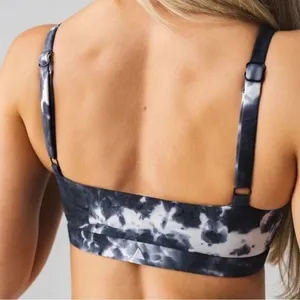 Vitality Balance Athletica Women’s‎ S Ignite Sports Bra Avalanche Black Tie Dye thumbnail 4