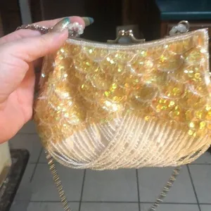 Hand made purse White thumbnail 1