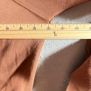 1116 | Minimalist Co-ord Lounge Set 2pc Quarter Zip Wide Leg Brown Womens‎ Small thumbnail 5