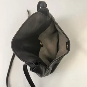 Vince Camuto Crossbody Women's Leather Black Bag Shoulder Purse Classic Pebbled thumbnail 6