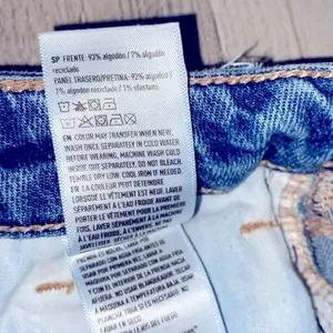 American Eagle MOM cutoff denim festival shorts size 0 thumbnail 7