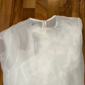Beulah women’s sheer ruffle top with wide sleeve glam going out size medium‎ thumbnail 6
