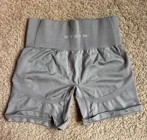 NVGTN Gray Pro Seamless Shorts *EXCELLENT CONDITION* thumbnail 1