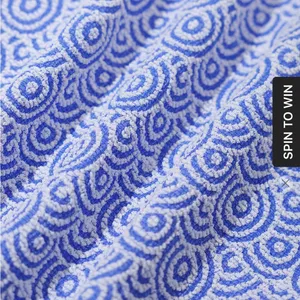 Berlook Blue Jacquard Halter One-Piece Swimsuit thumbnail 9