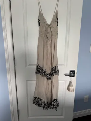 Abercrombie Ruffle Tiered Maxi Dress thumbnail 3