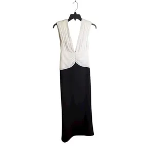 Meshki Monique Contrast Maxi Dress - Black NWT XS thumbnail 2