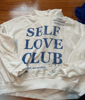 Grayson Threads Self Love Club White Crewneck Sweatshirt thumbnail 1