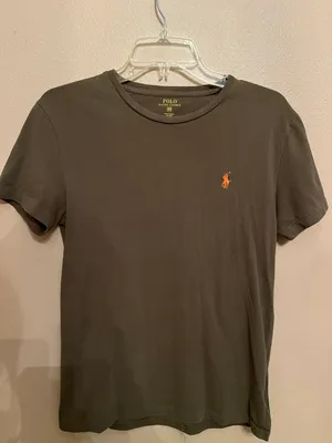 Ralph Lauren Polo by  Olive Orange logo tee thumbnail 1