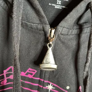 Disney Parks Authentic 2016 Fantasia Mickey Zip Hoodie Black Pink 2X Walt Disney thumbnail 7
