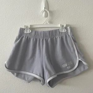 brandy melville light blue sweat shorts thumbnail 1
