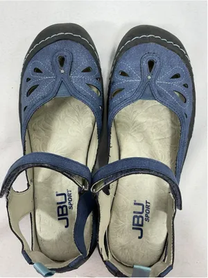 Womans JBU Sport Mary Jane Style Sandals Blue Size 7.5 thumbnail 4