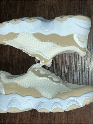 Alegria Boom Joy Ecru Cream and Beige Women's Sneakers Size 9 thumbnail 6