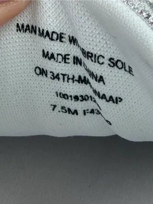 On 34th Women's Marinaa Low-Top Sneakers 7.5M Silver Crinkle Smooth $79.50 thumbnail 6