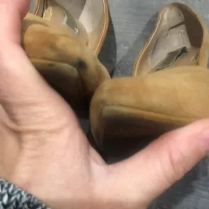 Steve Madden pointy toed tan suede heels thumbnail 7