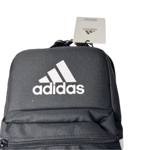 Adidas Black & White Multi-Use Three Stripe Santiago 3 Lunch Bag NWT thumbnail 4