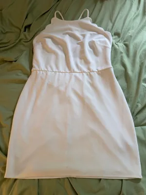 by & by White Short Dress thumbnail 1