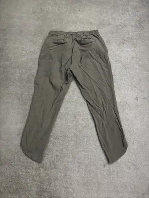 Marine Layer Allison Cropped Pants Dolphin Hem Green Women’s thumbnail 4