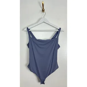 SKIMS Fits Everybody Square Neck Bodysuit in Slate Size 2X thumbnail 4