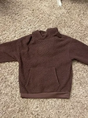 Fuzzy Purple Hoodie thumbnail 3