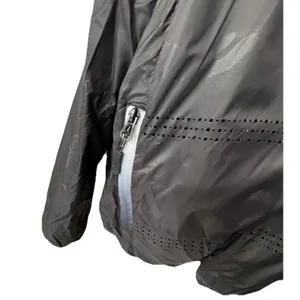 ZYIA Active Black Hooded Windbreaker Jacket Womens Medium M New With Tags NWT thumbnail 8