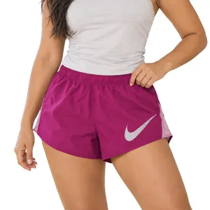 Nike Dri-FIT Fuchsia Burgundy Running Shorts L 3" Athleisure thumbnail 1