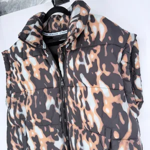 Free People FP Movement In A Bubble Puffer Vest Tortoise Shell Womens Large thumbnail 12