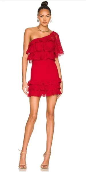 Revolve Red Mini Dress thumbnail 1