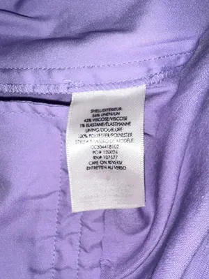 Alice + Olivia Dylan Linen Blend High Waist Wide Leg Purple Pants 0 in Solstice thumbnail 8